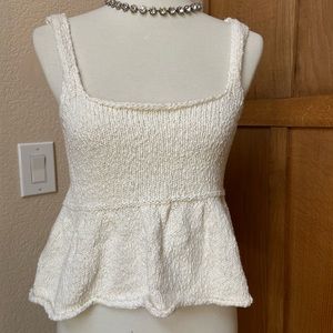 White Zara tank top